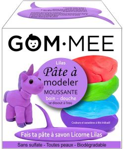 FABRICATION DE PÂTE À MODELER MOUSSANTE LICORNE LILAS